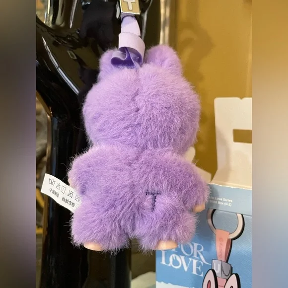 POP MART “T” Letter LABUBU THE MONSTERS Pin for Love Series Vinyl Plush Pendant - Picture 5 of 14